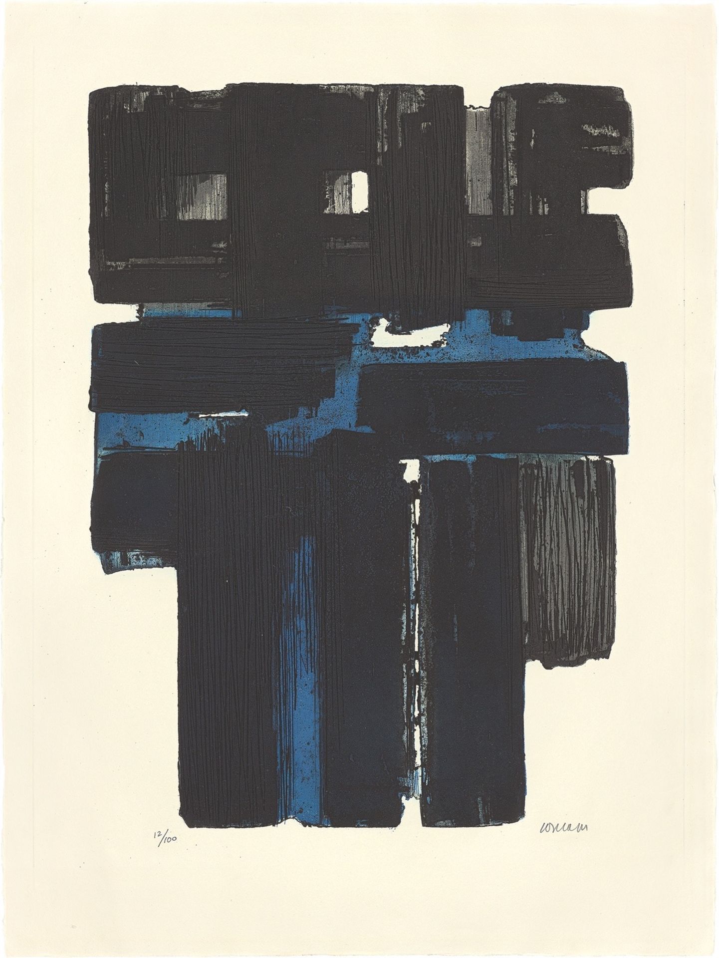 Pierre Soulages. „Eau-forte Xa“. 1957