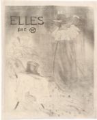 Henri de Toulouse-Lautrec. Umschlag zur Mappe ”Elles”. 1896