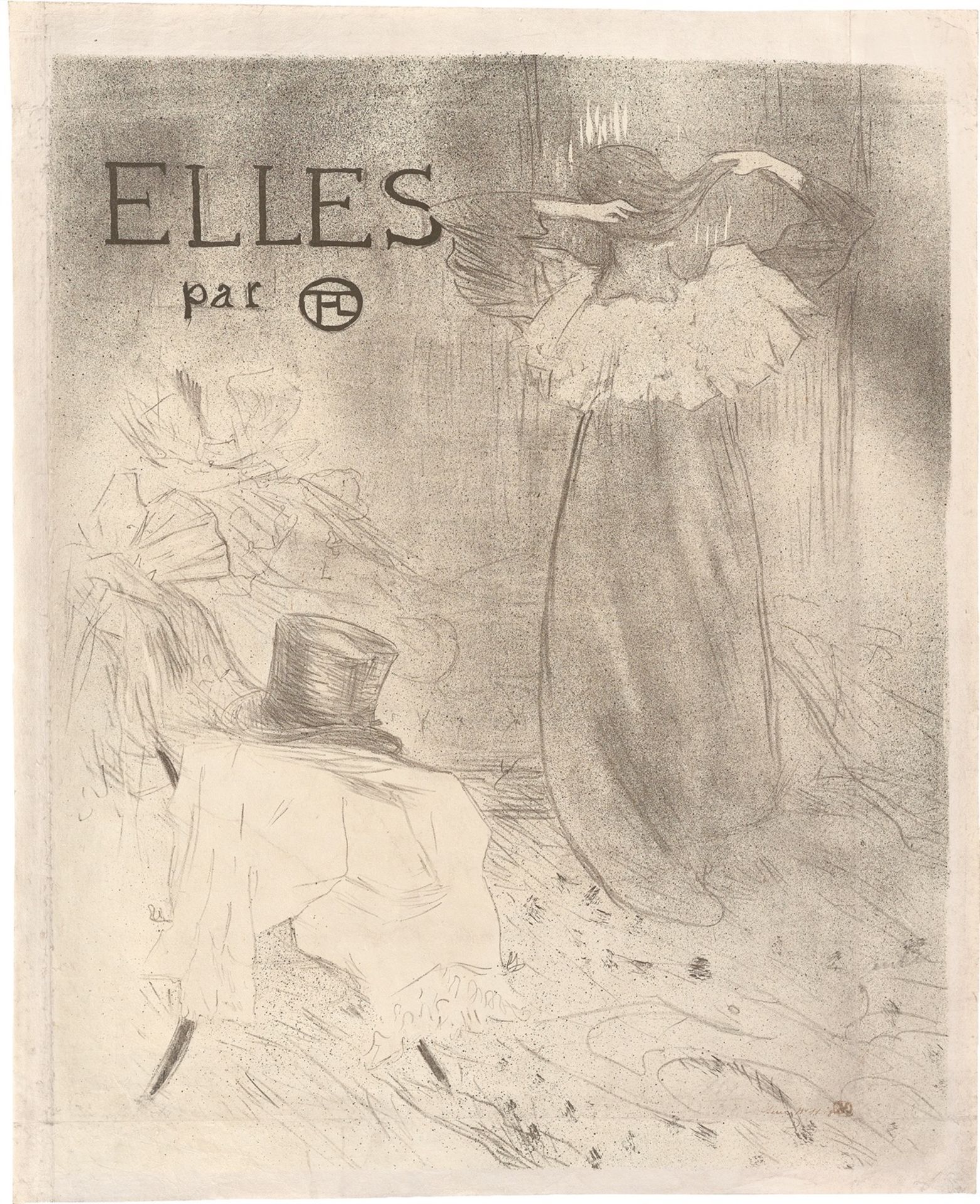 Henri de Toulouse-Lautrec. Umschlag zur Mappe „Elles“. 1896