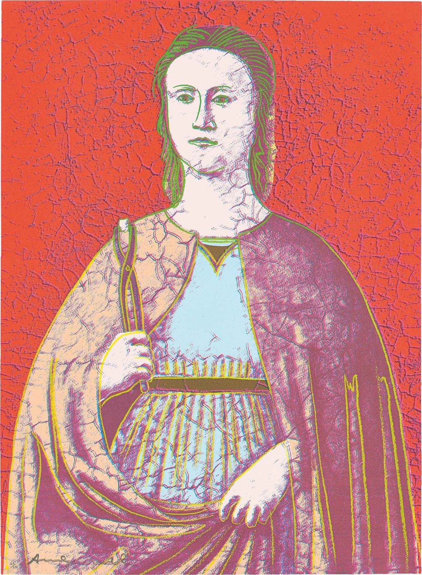 Andy Warhol. „Saint Apollonia“. 1984 - Bild 2 aus 5