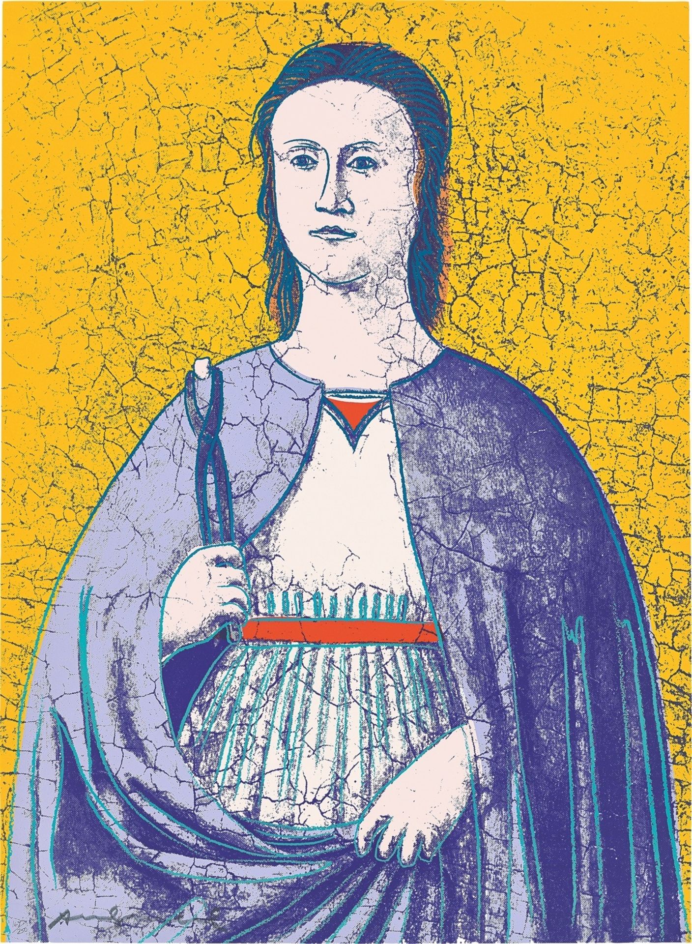 Andy Warhol. ”Saint Apollonia”. 1984 - Image 5 of 5