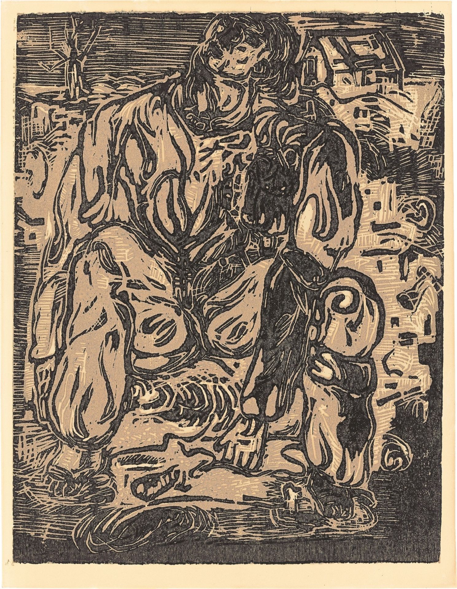 Georg Baselitz. Ohne Titel. 1966