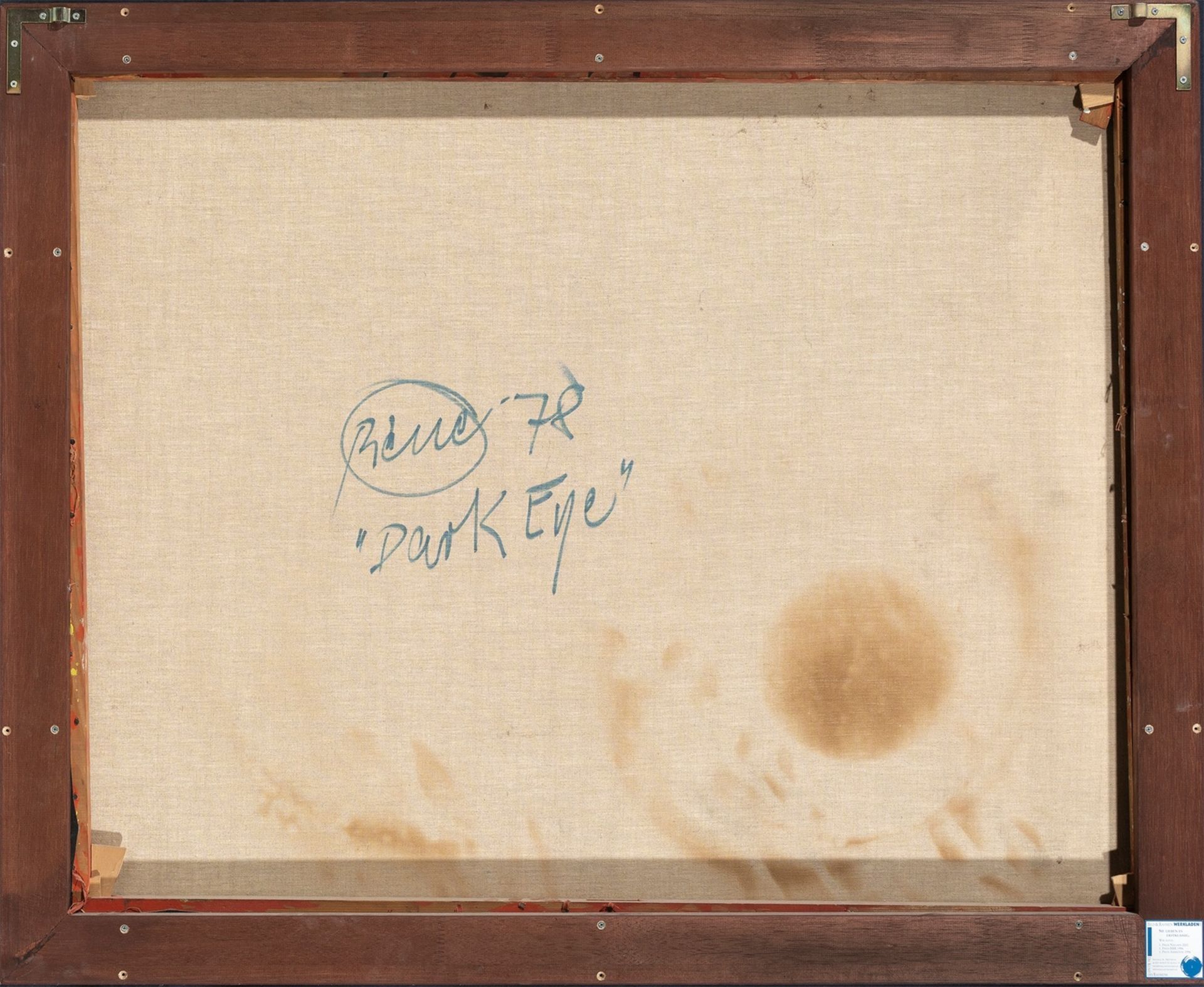 Otto Piene. ”Dark Eye”. 1978 - Image 2 of 2