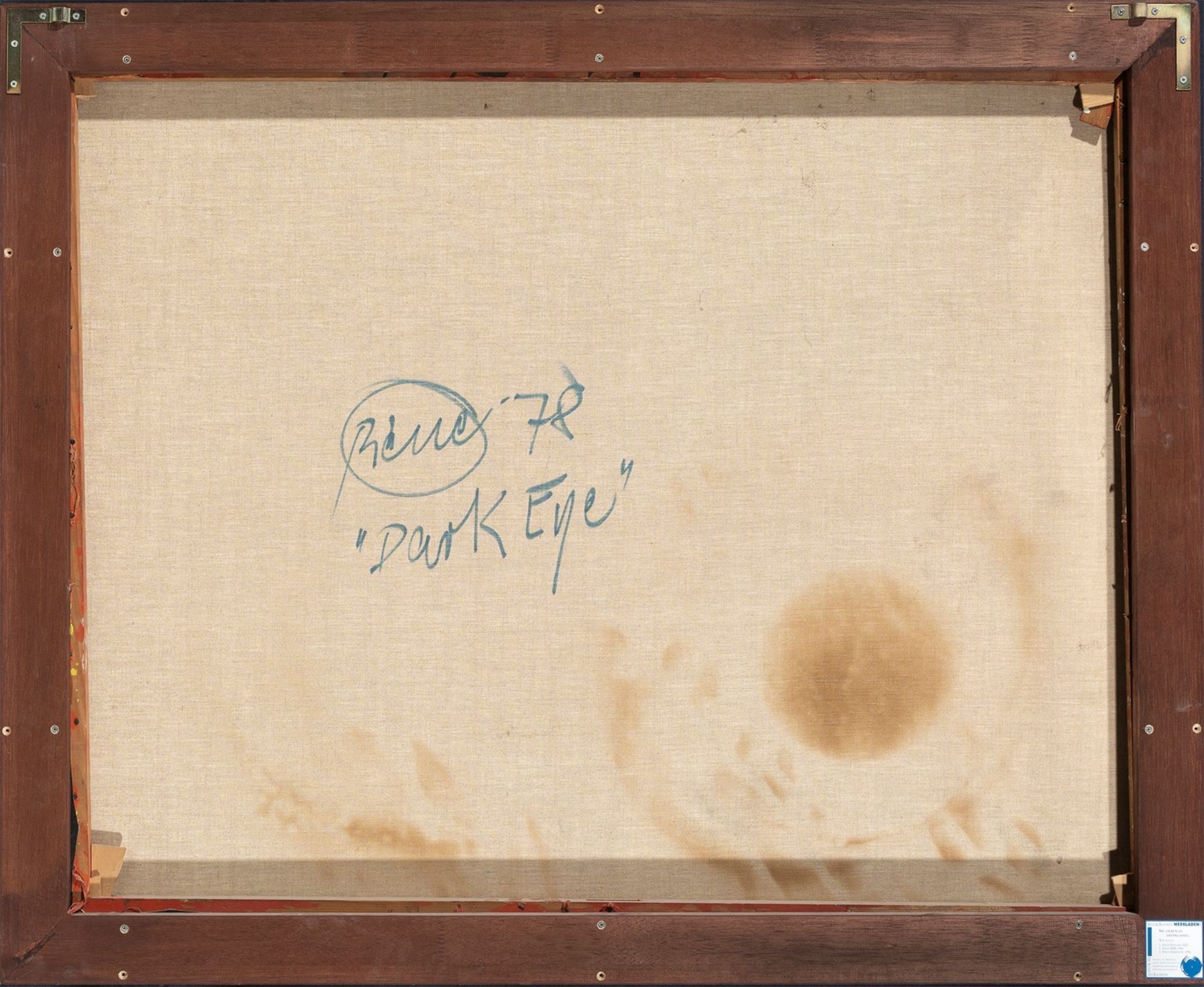 Otto Piene. „Dark Eye“. 1978 - Bild 2 aus 2