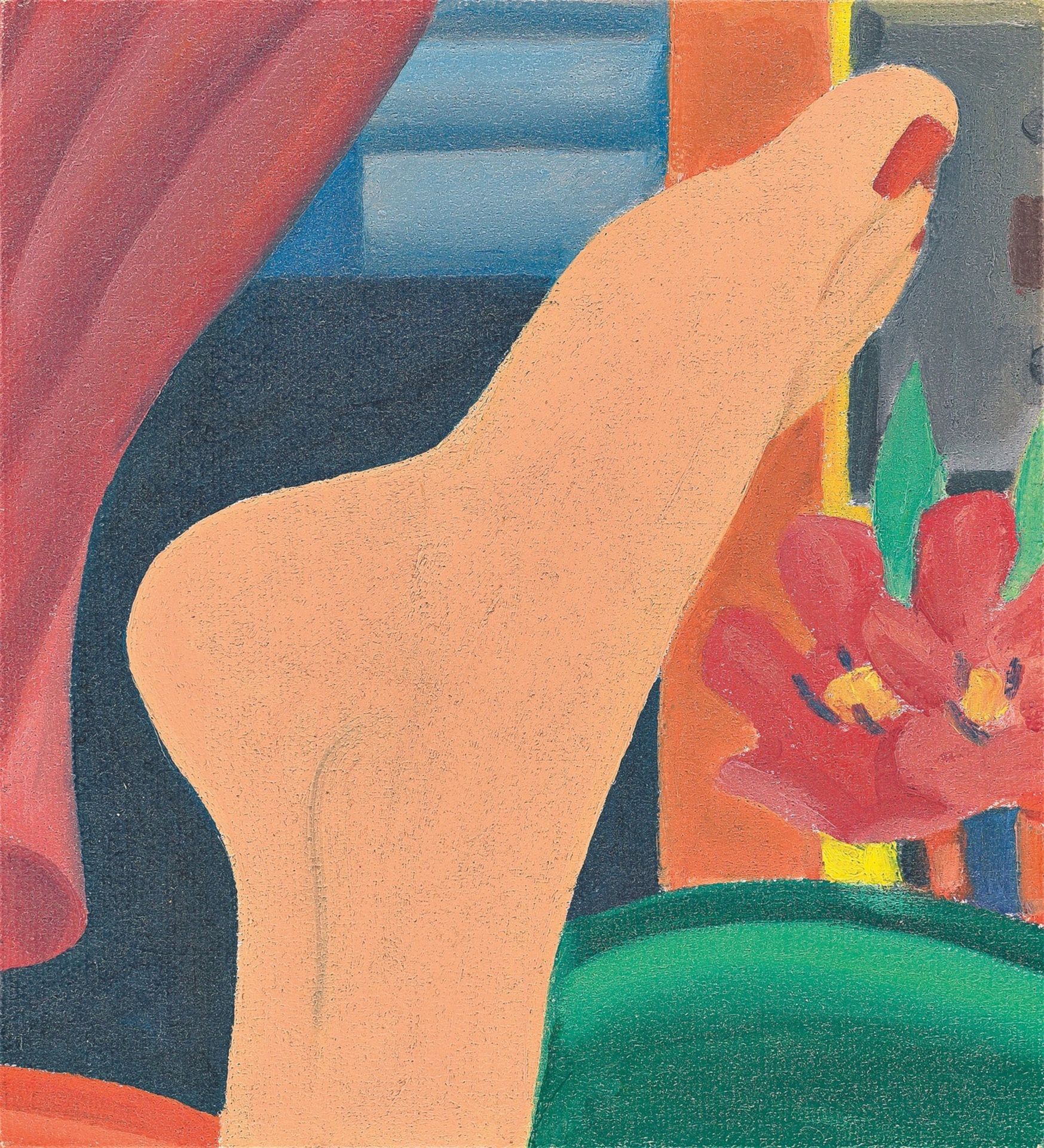 Tom Wesselmann. „Study for Bedroom Foot (For Bedroom Portfolio)“. 1979