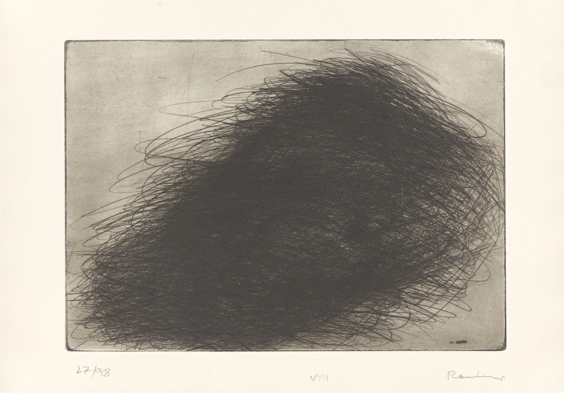 Arnulf Rainer. ”HAUTE COIFFURE” (Ausgabe B). 1961-62/1963 - Image 3 of 11