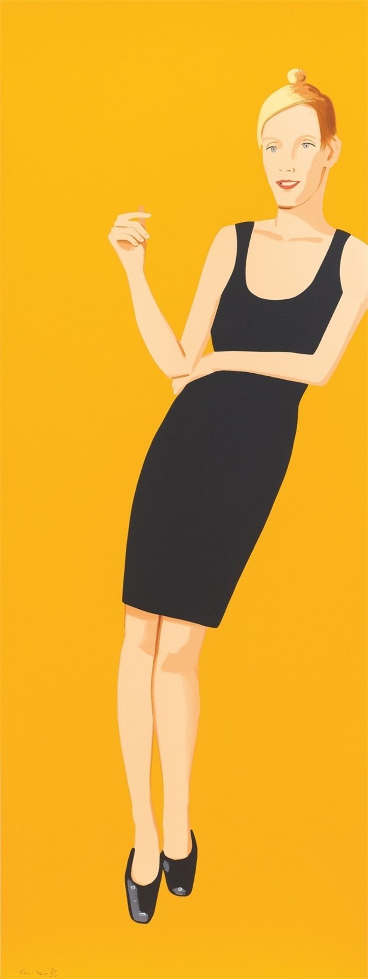 Alex Katz. „Black Dress 3 (Oona)“. 2015