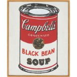 Richard Pettibone. „Campbell’s Soup Can (Black Bean)“, 1962, 1968. 1968