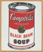 Richard Pettibone. ”Campbell’s Soup Can (Black Bean)”, 1962, 1968. 1968