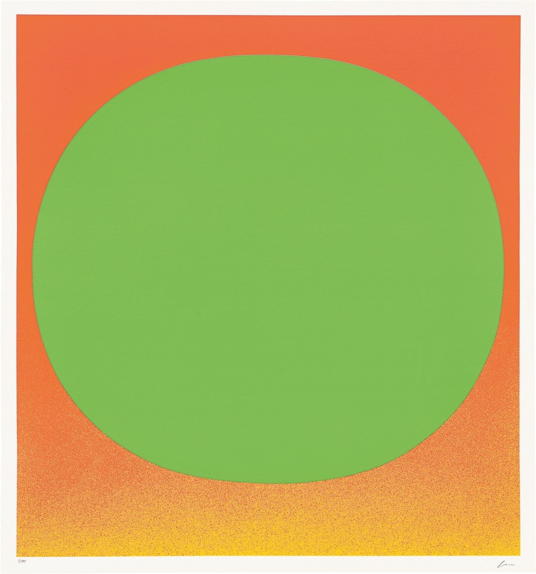 Rupprecht Geiger. Untitled, from ”Colour in the round”. 1969 - Image 4 of 5