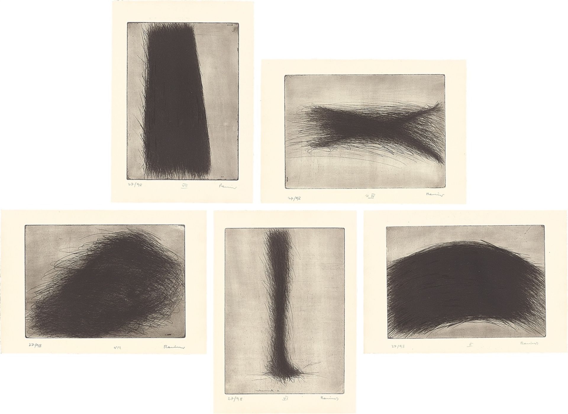 Arnulf Rainer. ”HAUTE COIFFURE” (Ausgabe B). 1961-62/1963