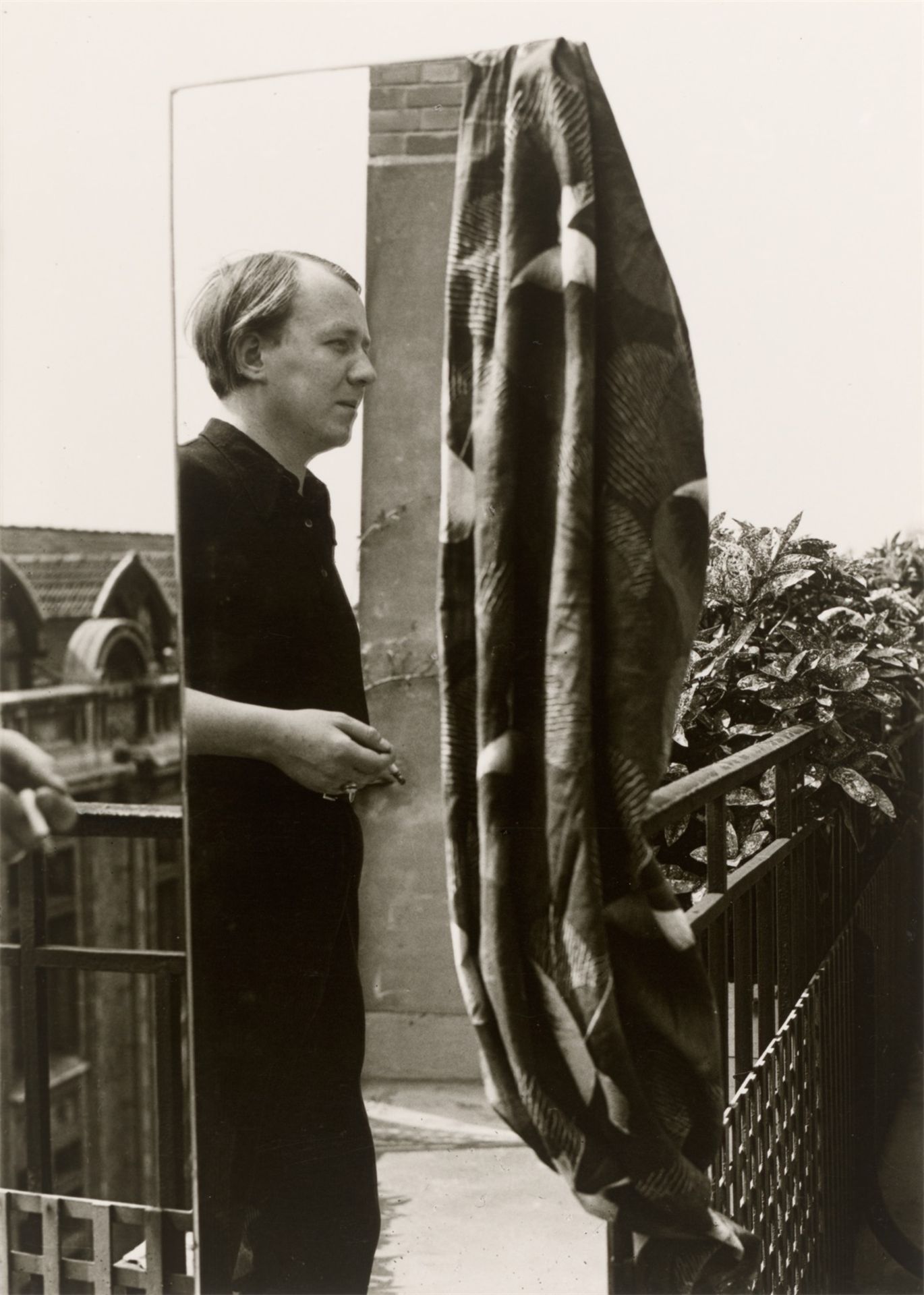 Florence Henri. Portrait Pierre Minet / Portrait im Spiegel. 1928/1933 - Bild 4 aus 7