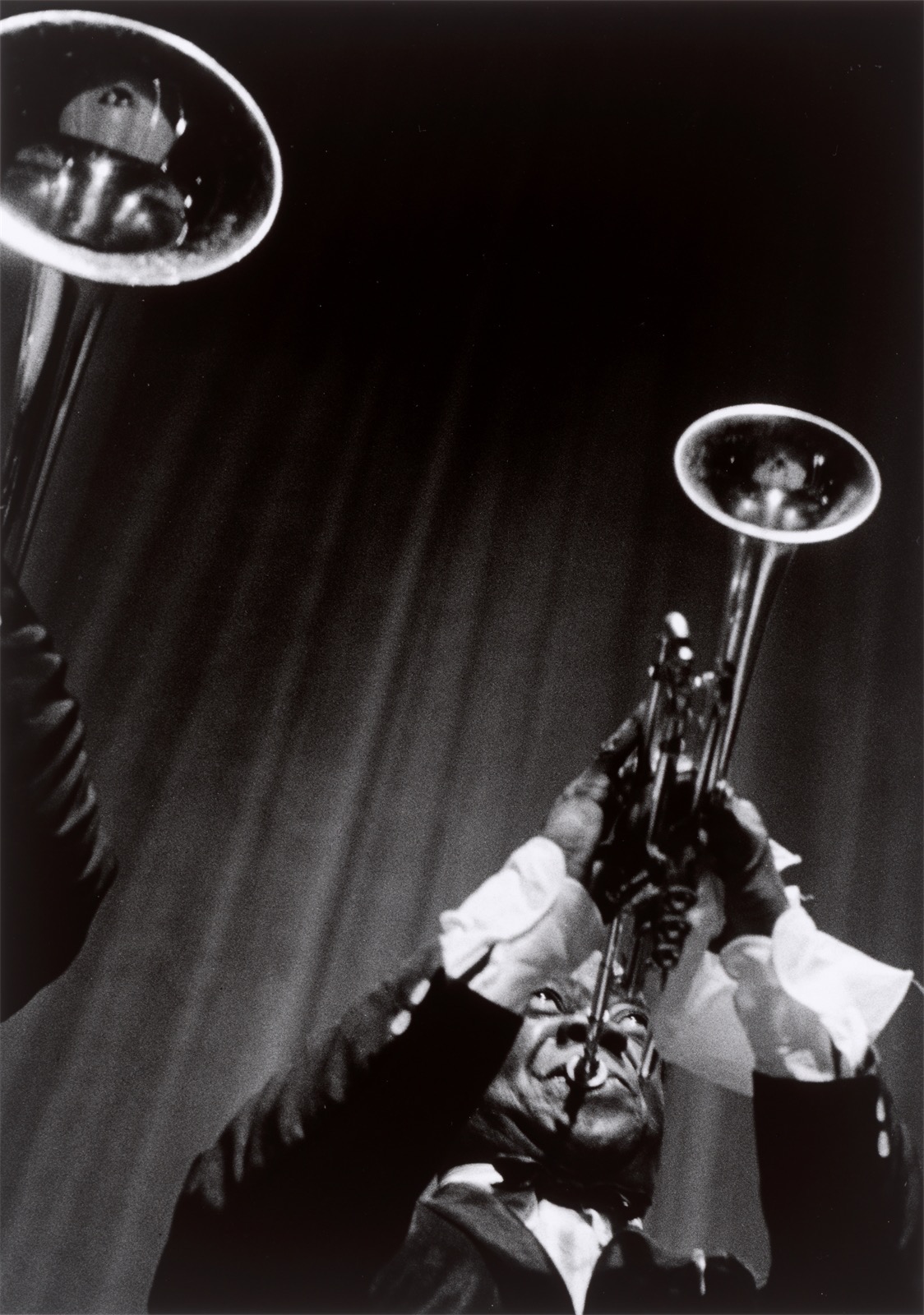 Robert Lebeck. ”Louis Armstrong in Frankfurt/ M.”. 1956