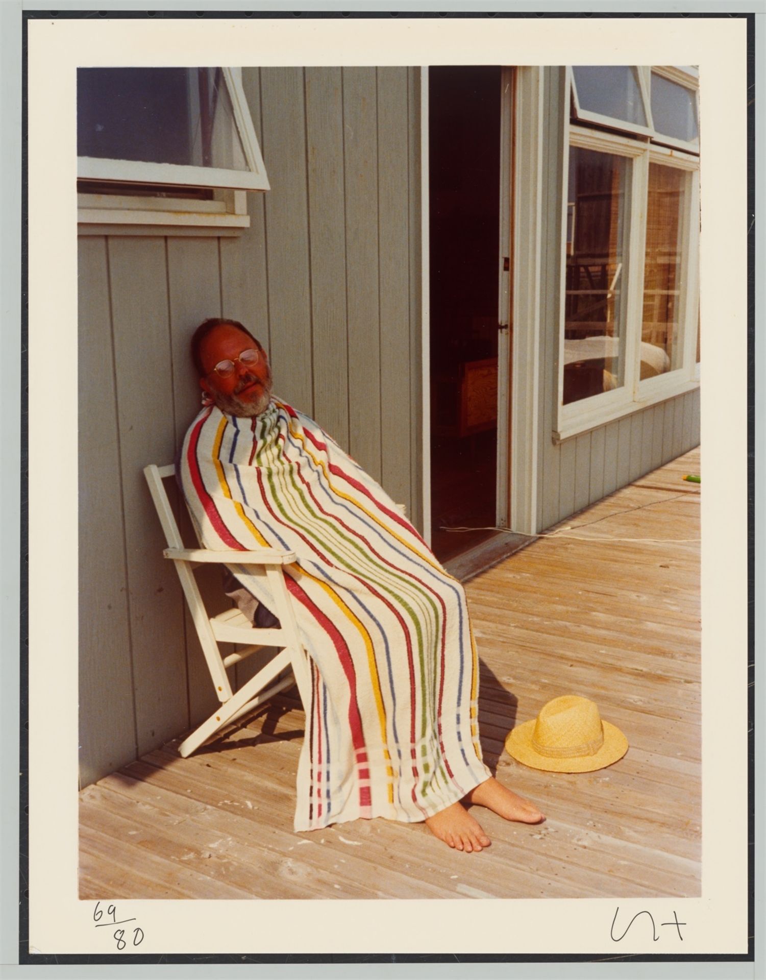 David Hockney. Henry Avoiding the Sun, August. 1975 - Bild 2 aus 3