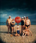 Neal Slavin. Channel Swimming Association, Dover, Kent, July 15, aus der Serie „Britons“. 1984