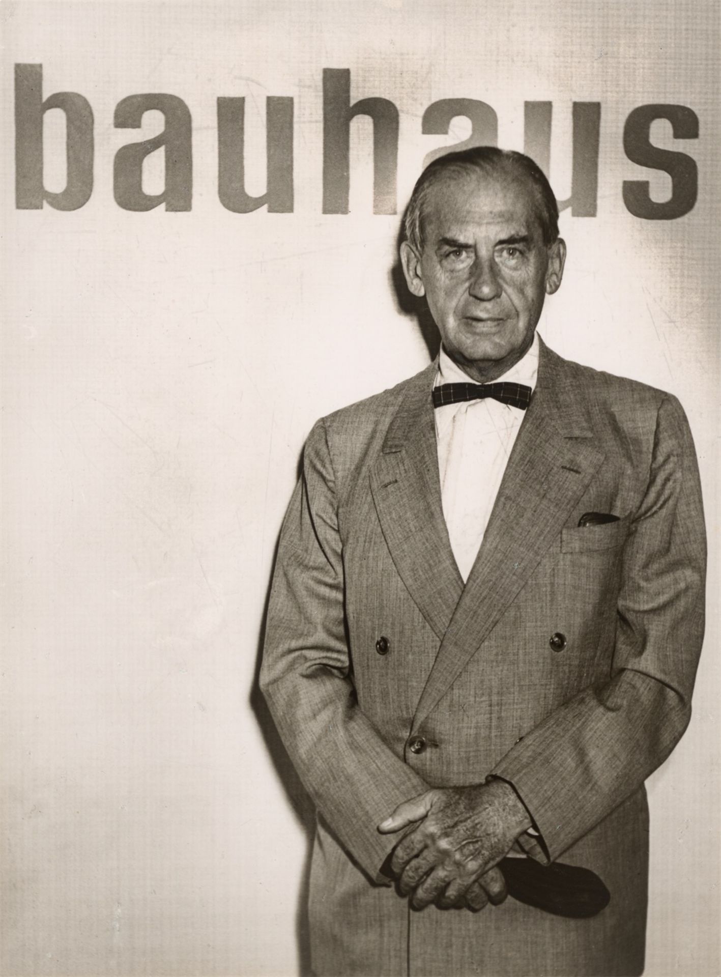 Kurt Julius. Walter Gropius. Circa 1955