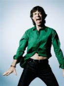 Bryan Adams. Sir Mick Jagger, Green Shirt, New York. 2008