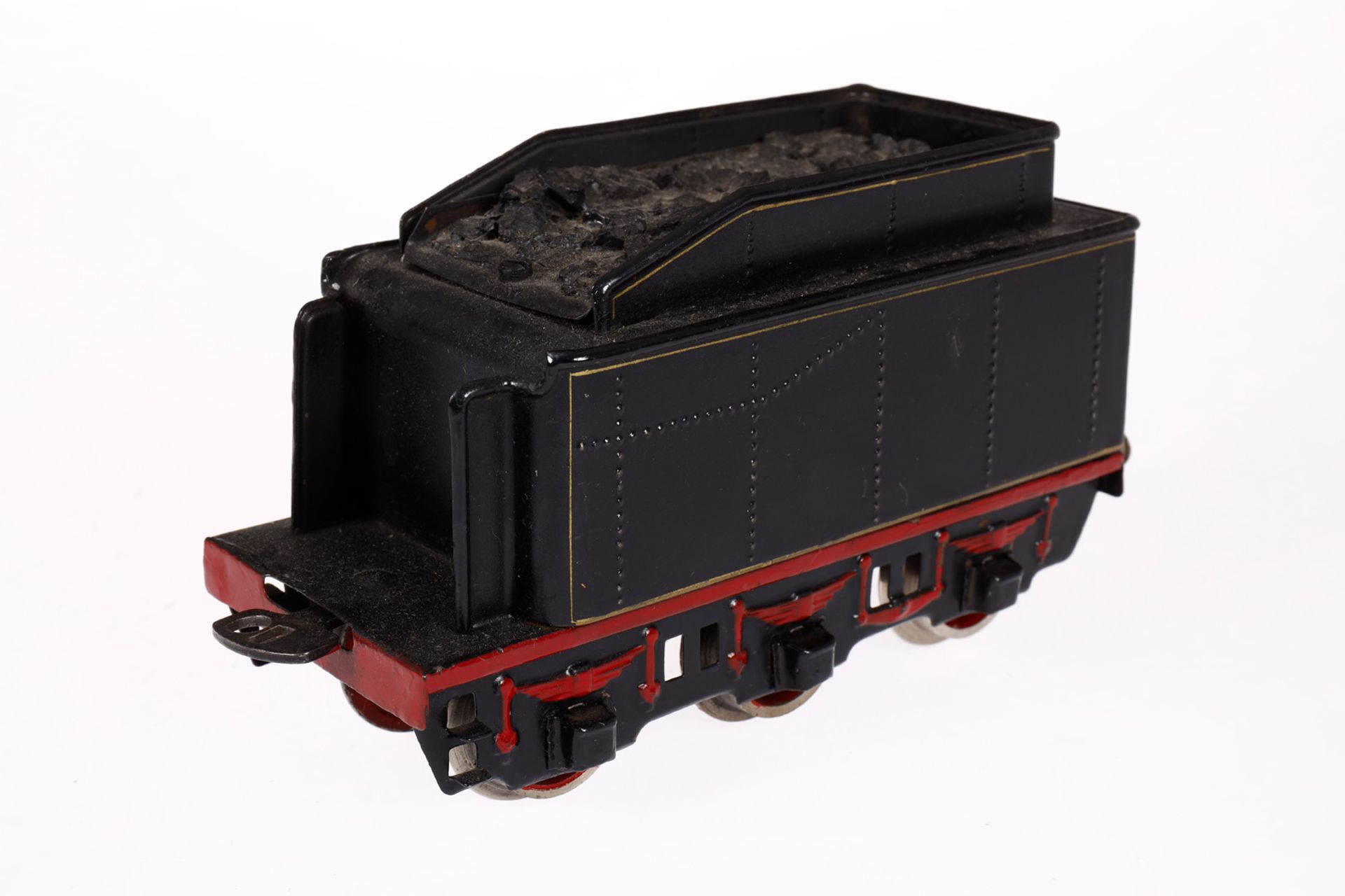 Märklin 2-C Dampflok GR 70/12920, Spur 0, elektr., schwarz, mit Tender, gW und 2 el. bel. - Bild 6 aus 8