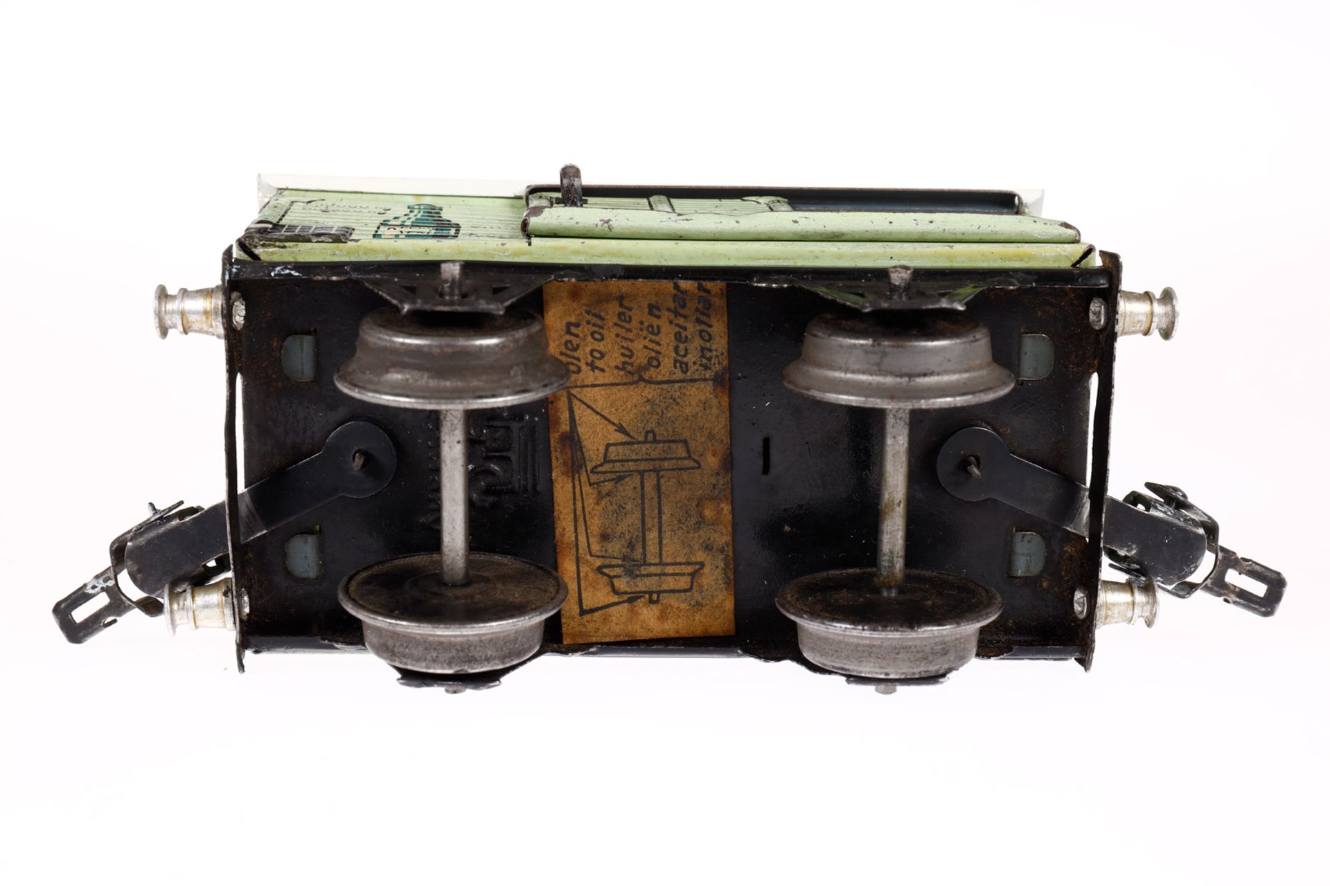 Märklin Mineralwasserwagen 1687, Spur 0, CL, mit 1 ST, LS und gealterter Lack, L 13, Z 3 - Bild 4 aus 4