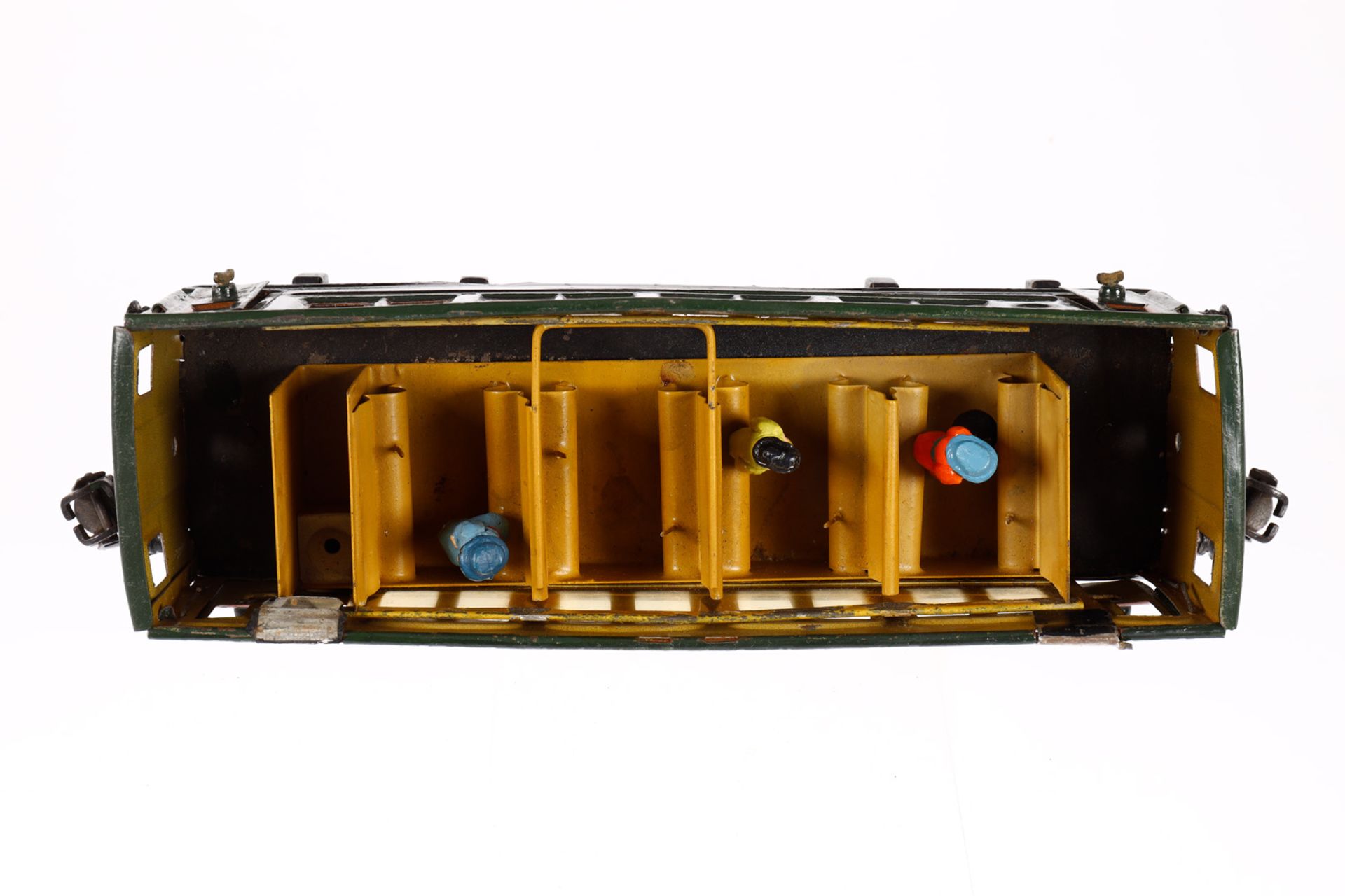 Märklin Personenwagen 1888, Spur 0, CL, mit Inneneinrichtung und 4 AT, 1 Dachlasche lose, LS tw - Bild 5 aus 5