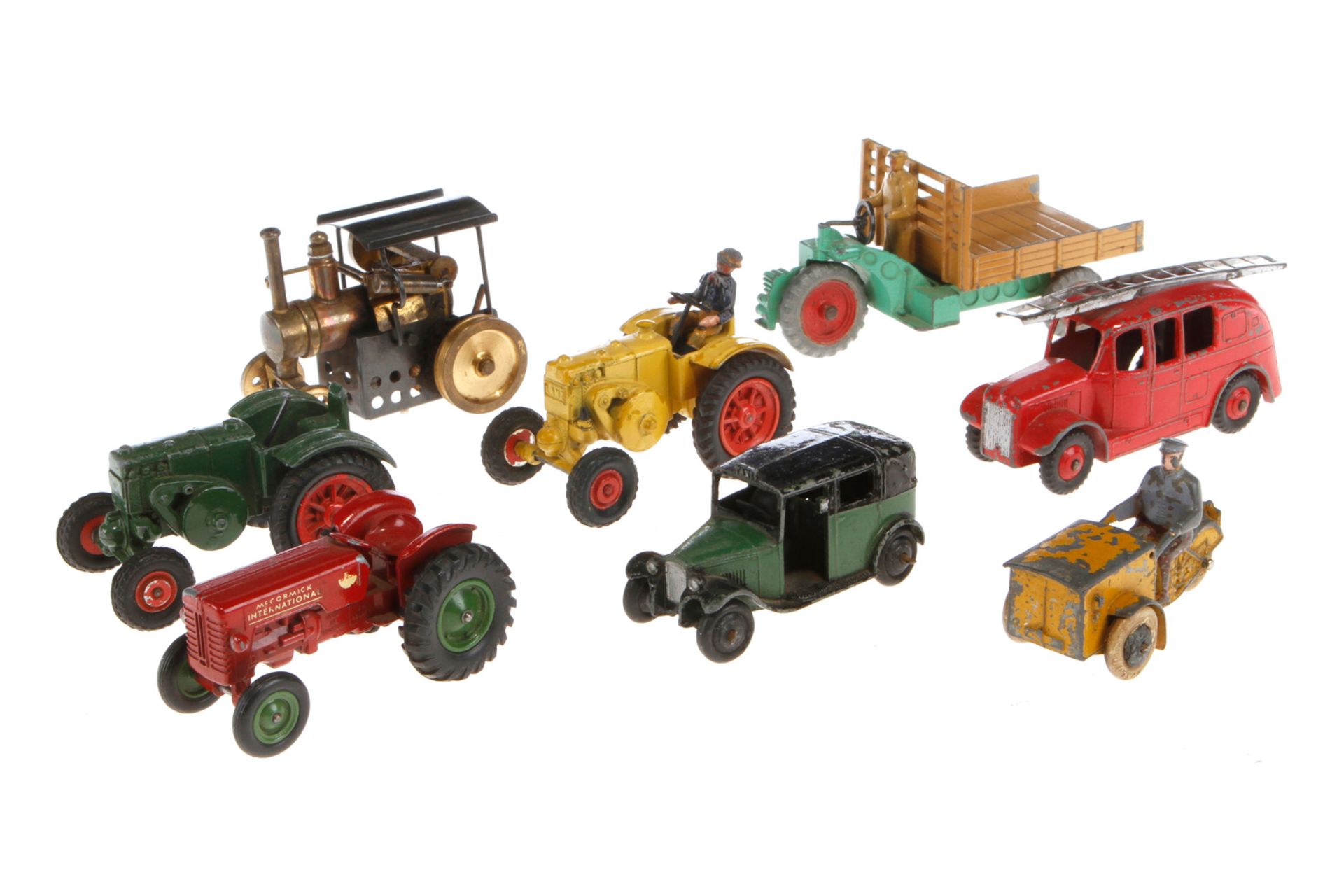 Konv. mit versch. Fahrzeugen, darunter Märklin, Matchbox und Dinky, Z 3