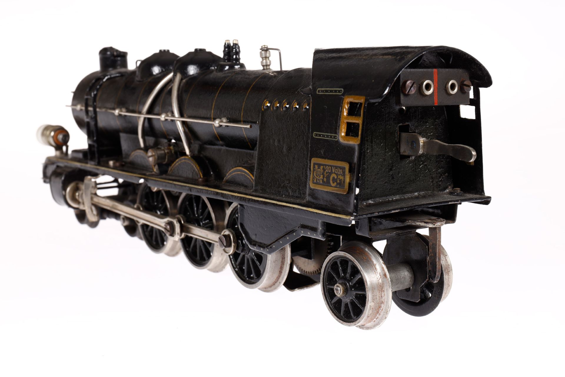 Märklin 2-C-1 Dampflok H 64/13020, Spur 0, elektr., schwarz, mit Tender und 2 el. bel. - Bild 3 aus 7