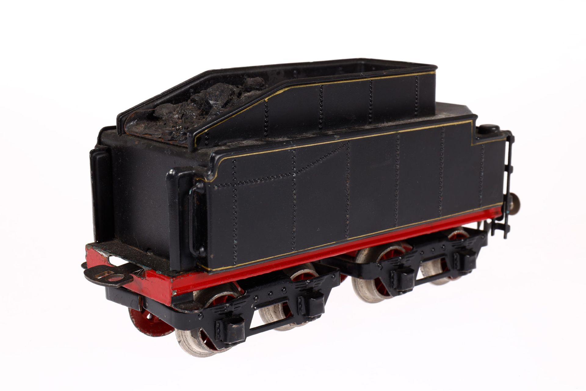 Märklin 2-C-1 Dampflok HR 4920, Spur 0, spiritusbetrieben, schwarz, mit Tender, Brenner und kW, - Bild 6 aus 7