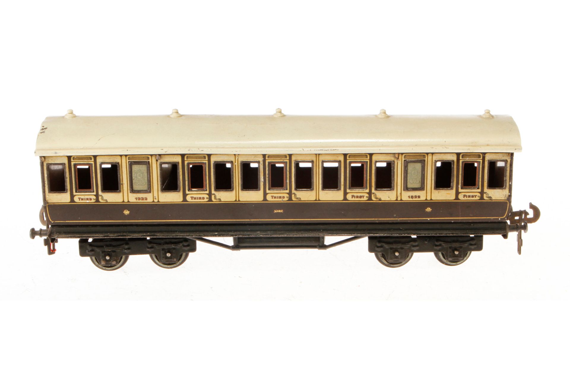 Carette Abteilwagen 1322 LNWR, Spur 0, CL, LS tw ausgeb., gealterter Lack, L 31, Z 3