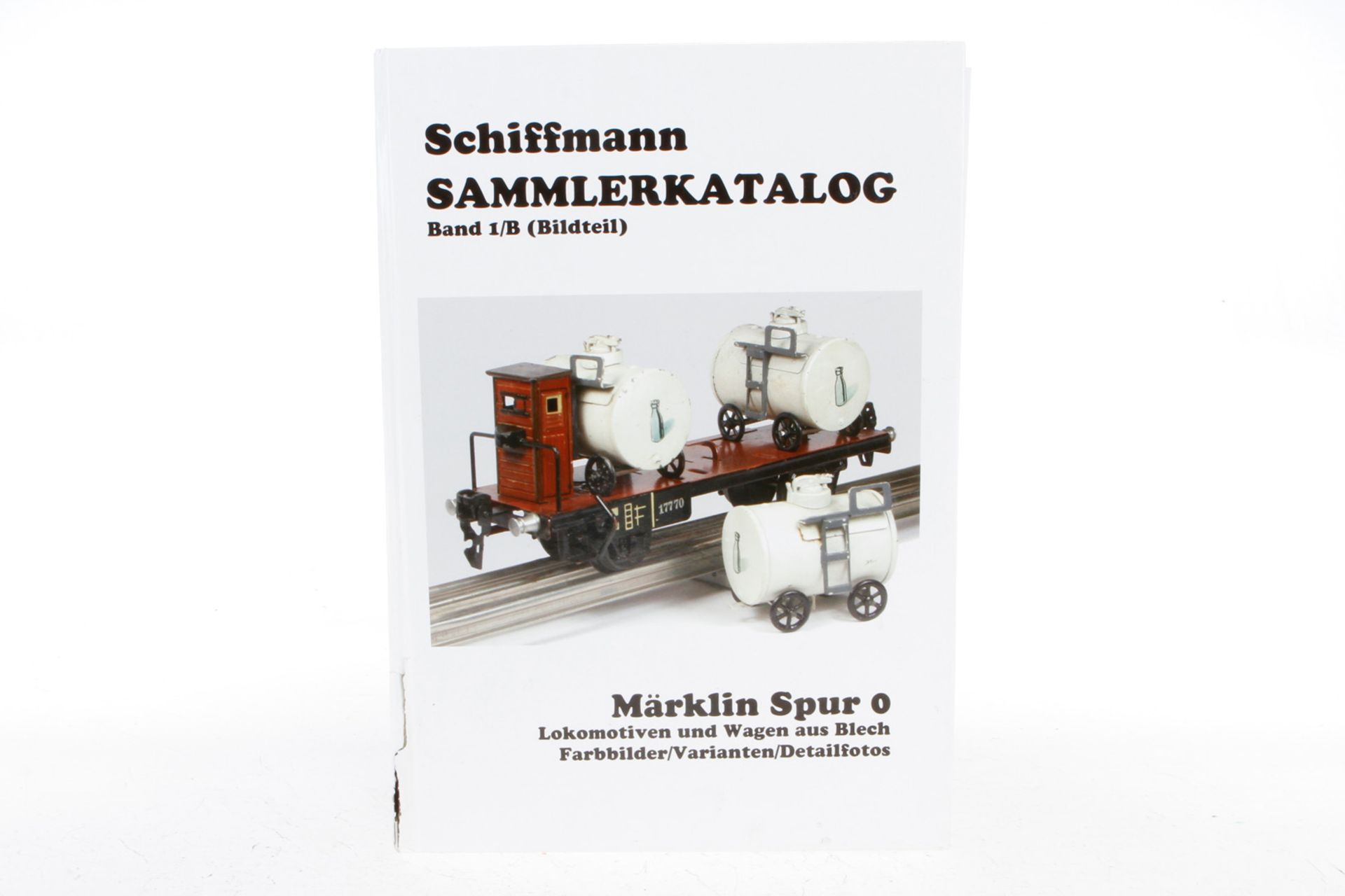 Schiffmann Sammlerkatalog ”Märklin Spur 0”, Band 1, Bildteil, Einband besch., Alterungsspuren