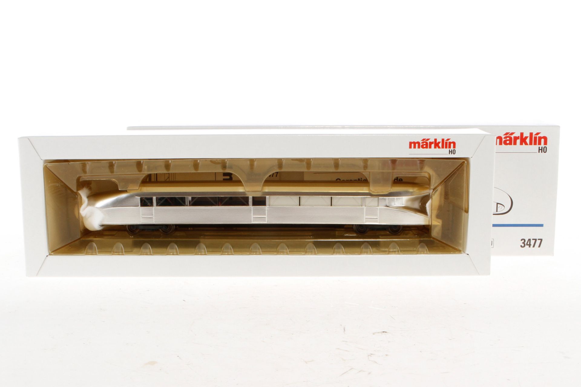 Märklin Schienenzeppelin 3477, Spur H0, silbern, Alterungsspuren, OK, Z 1-2