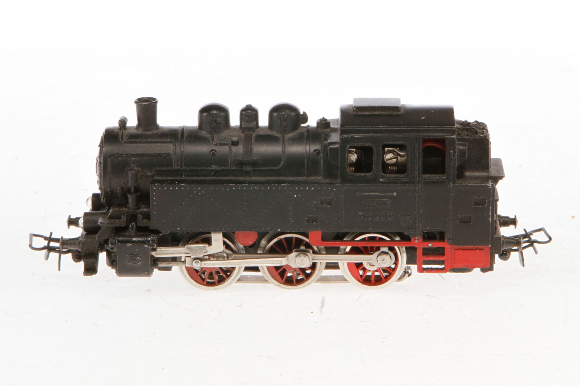 Märklin C-Tenderlok TM 800, Spur H0, Guss, schwarz, LS und Alterungsspuren, Z 2-3