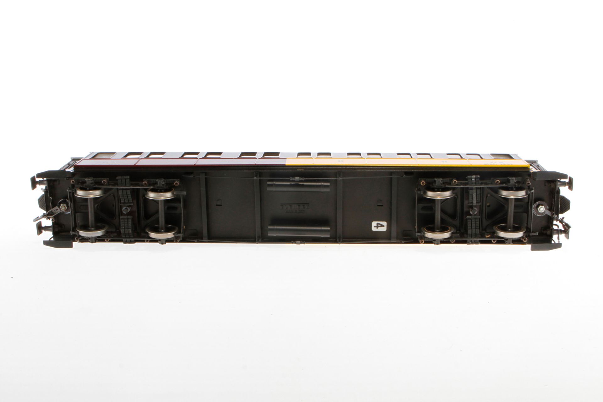 Elettren franz. Personenwagen 1341 PLM, Spur 0, 1. und 2. Klasse, schwarz/rot/gelb, mit - Image 3 of 3