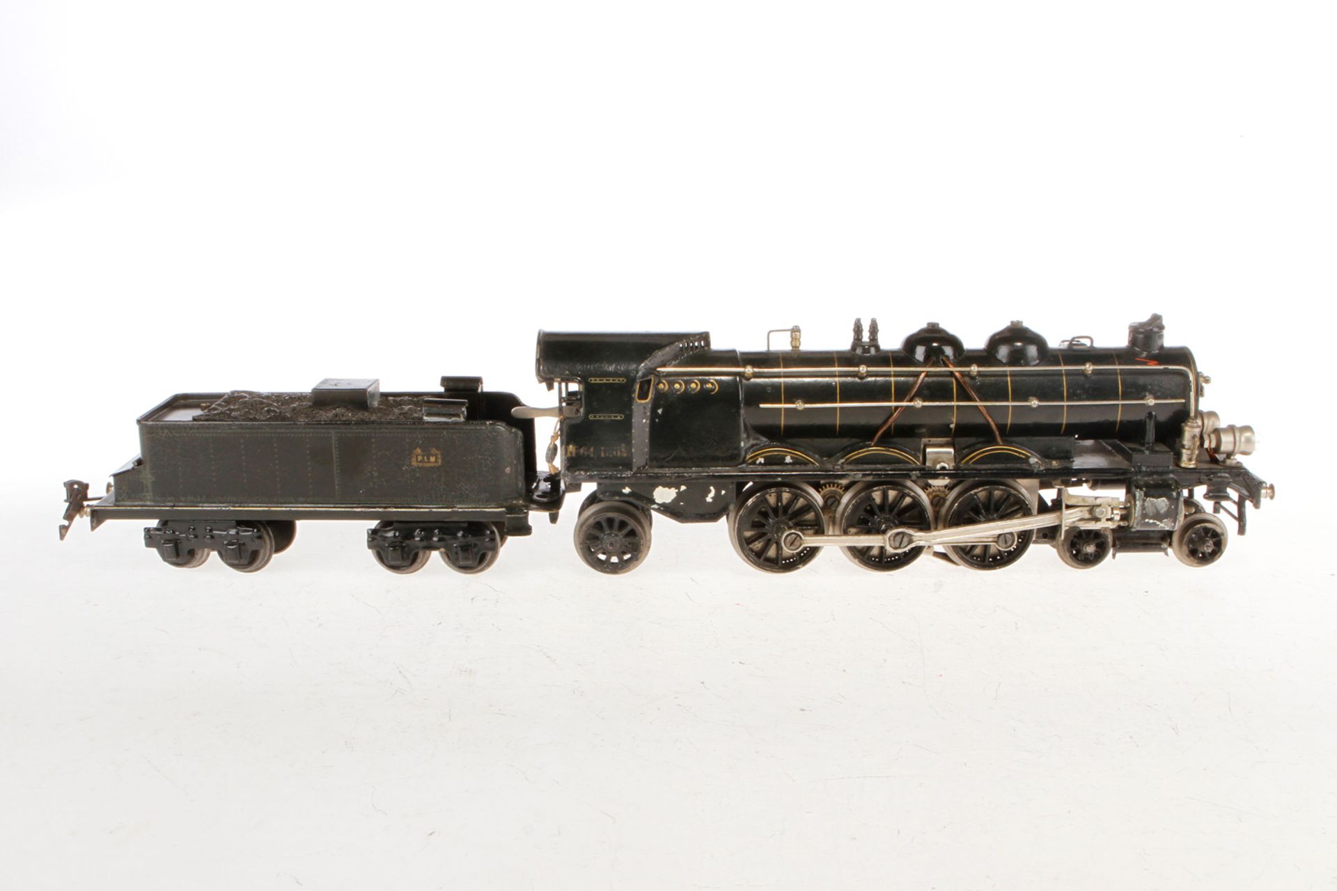 Märklin franz. 2-C-1 Dampflok H 64/13020 PLM, Spur 0, elektr., schwarz, mit Tender und 2 el. bel. - Image 2 of 3