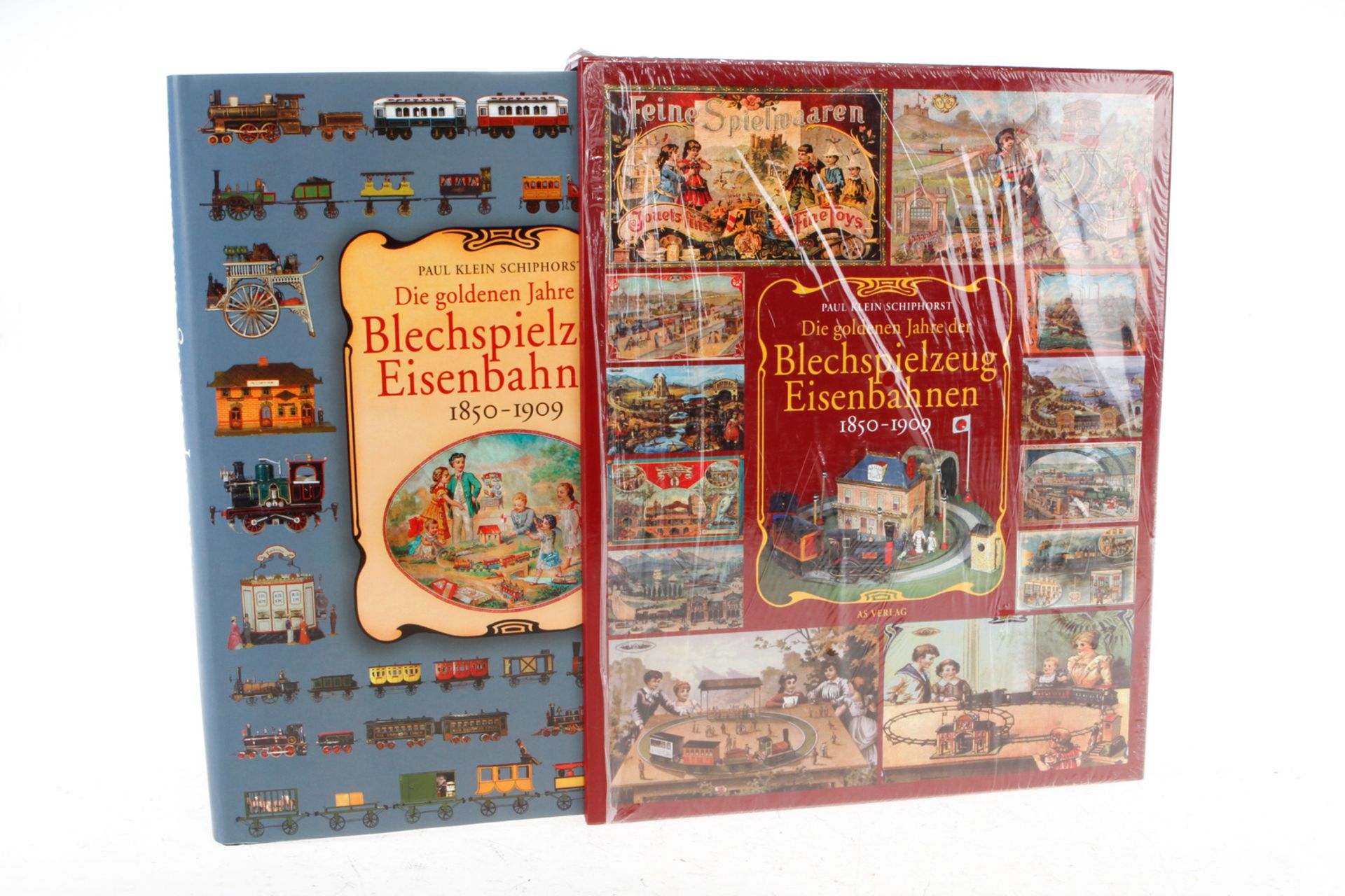 Paul Klein Schipphorst-Buch ”Die goldenen Jahre der Blechspielzeug Eisenbahnen”, im Schuber,