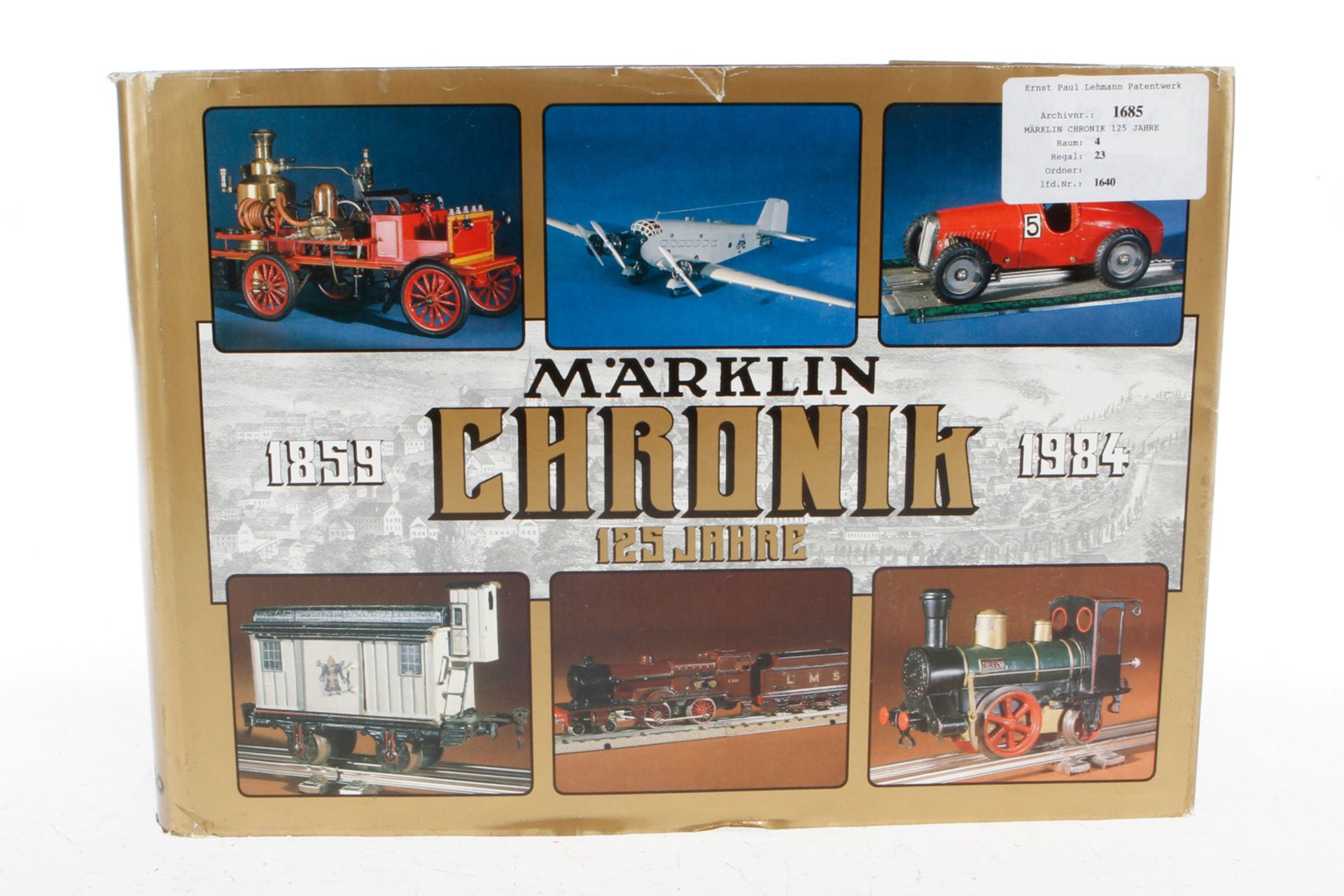 Buch ”Märklin Chronik”, Einband tw besch., Alterungsspuren