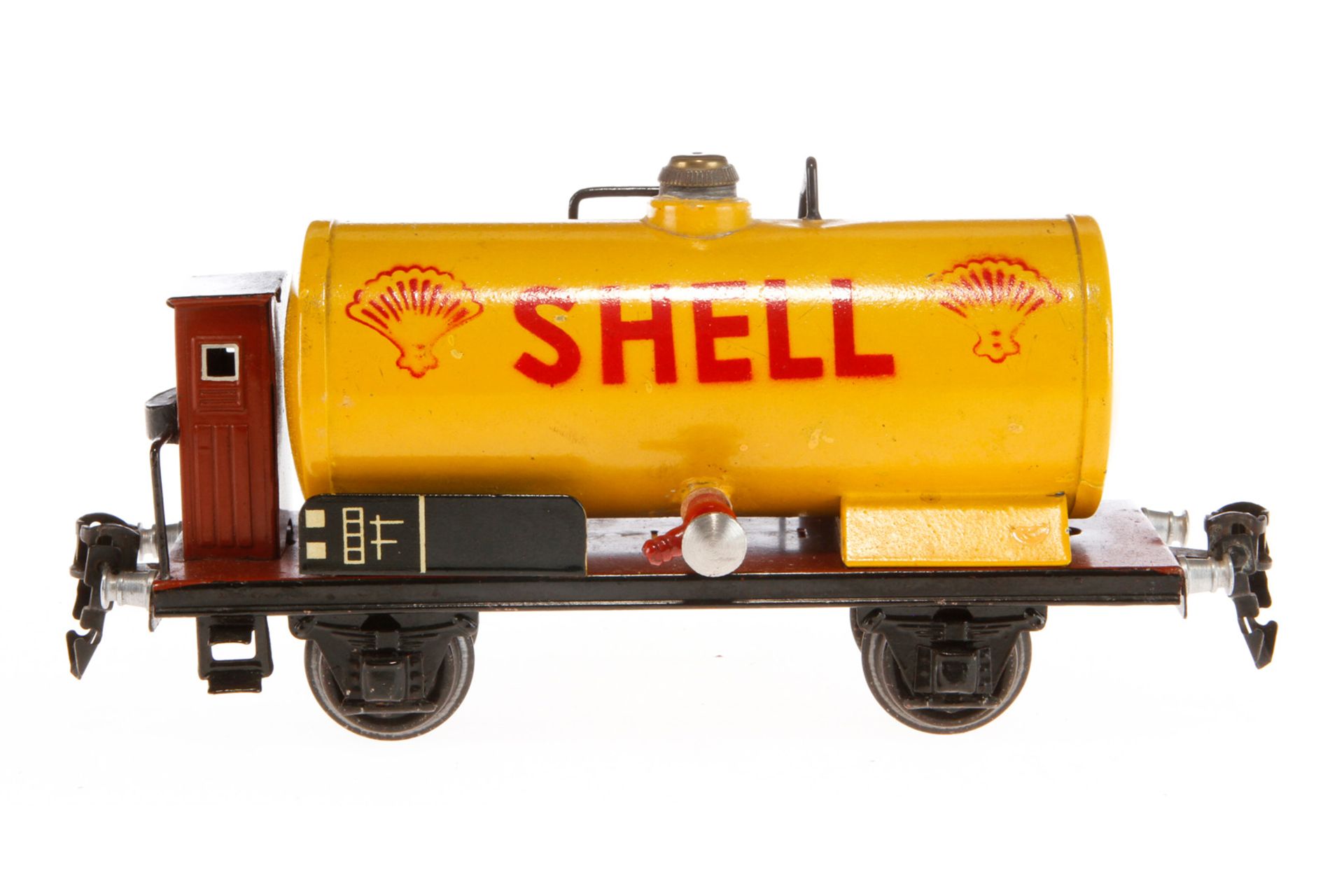 Märklin Shell Kesselwagen 1774, Spur 0, HL, mit BRH, tw nachlackiert, 1 Griffstange ersetzt, LS