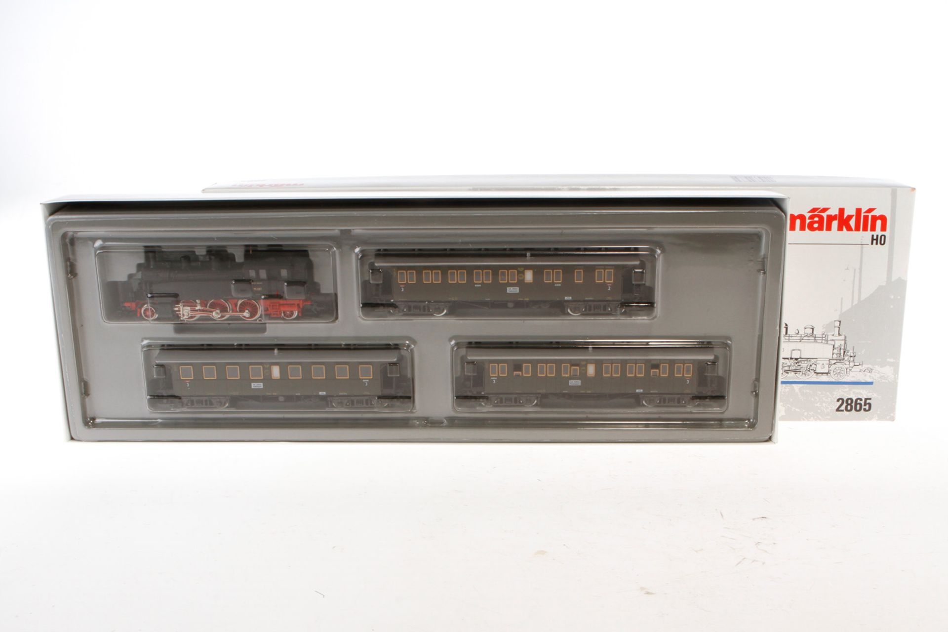 Märklin Personenzug 2865, Spur H0, komplett, Alterungsspuren, OK, Z 1-2