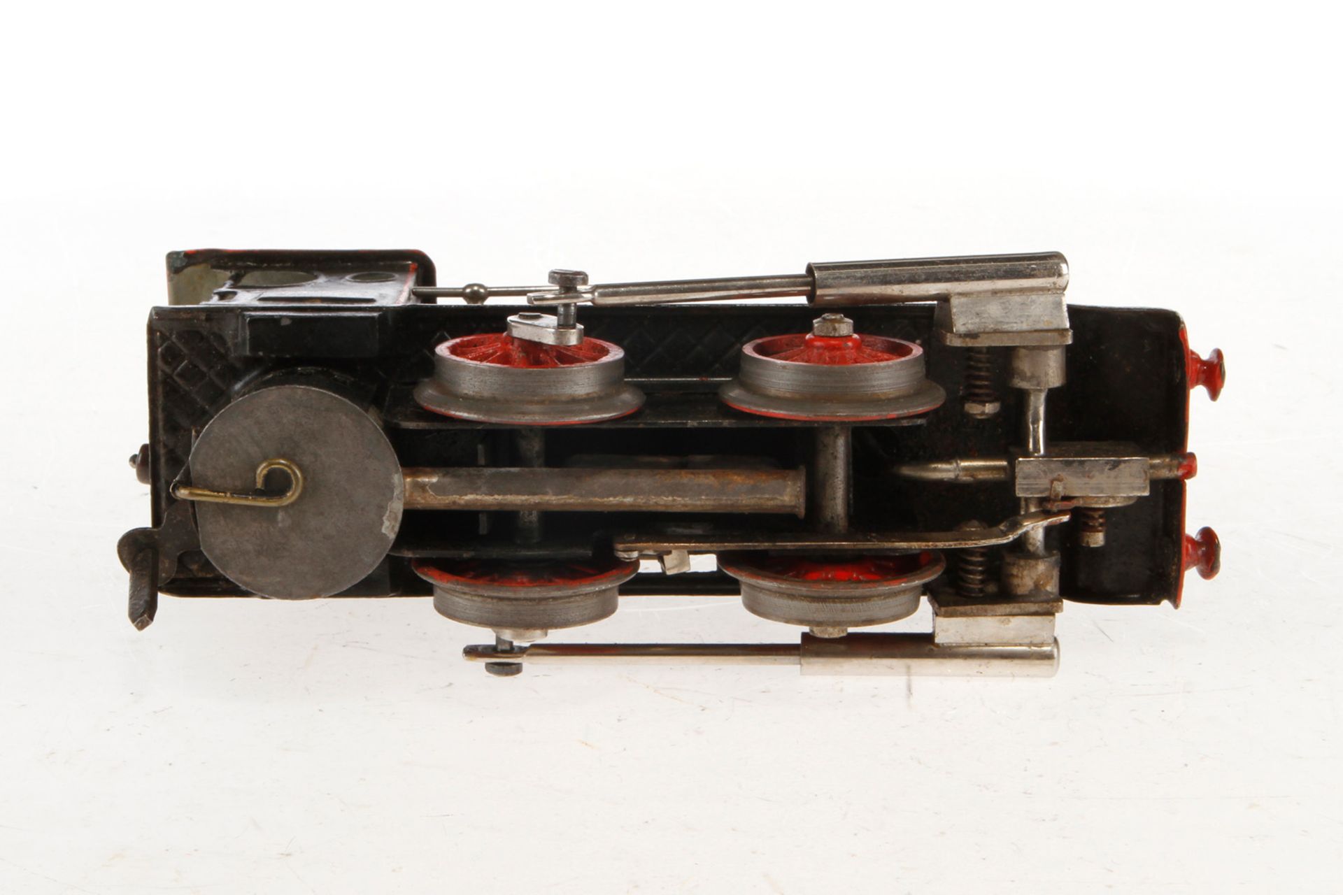 Märklin Zug, Spur 0, uralt, spiritusbetrieben, HL/CL, mit B-Dampflok R 4030, Tender, franz. - Image 4 of 9