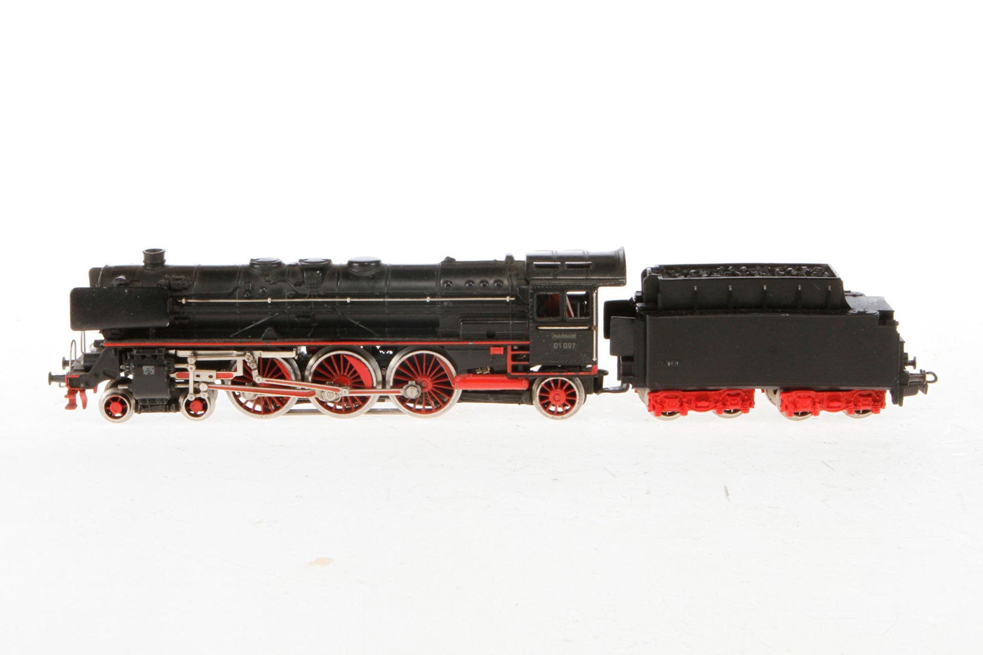 Märklin 2-C-1 Schlepptenderlok ”01 097” F 800, Spur H0, Guss/Kunststoff, schwarz, LS und