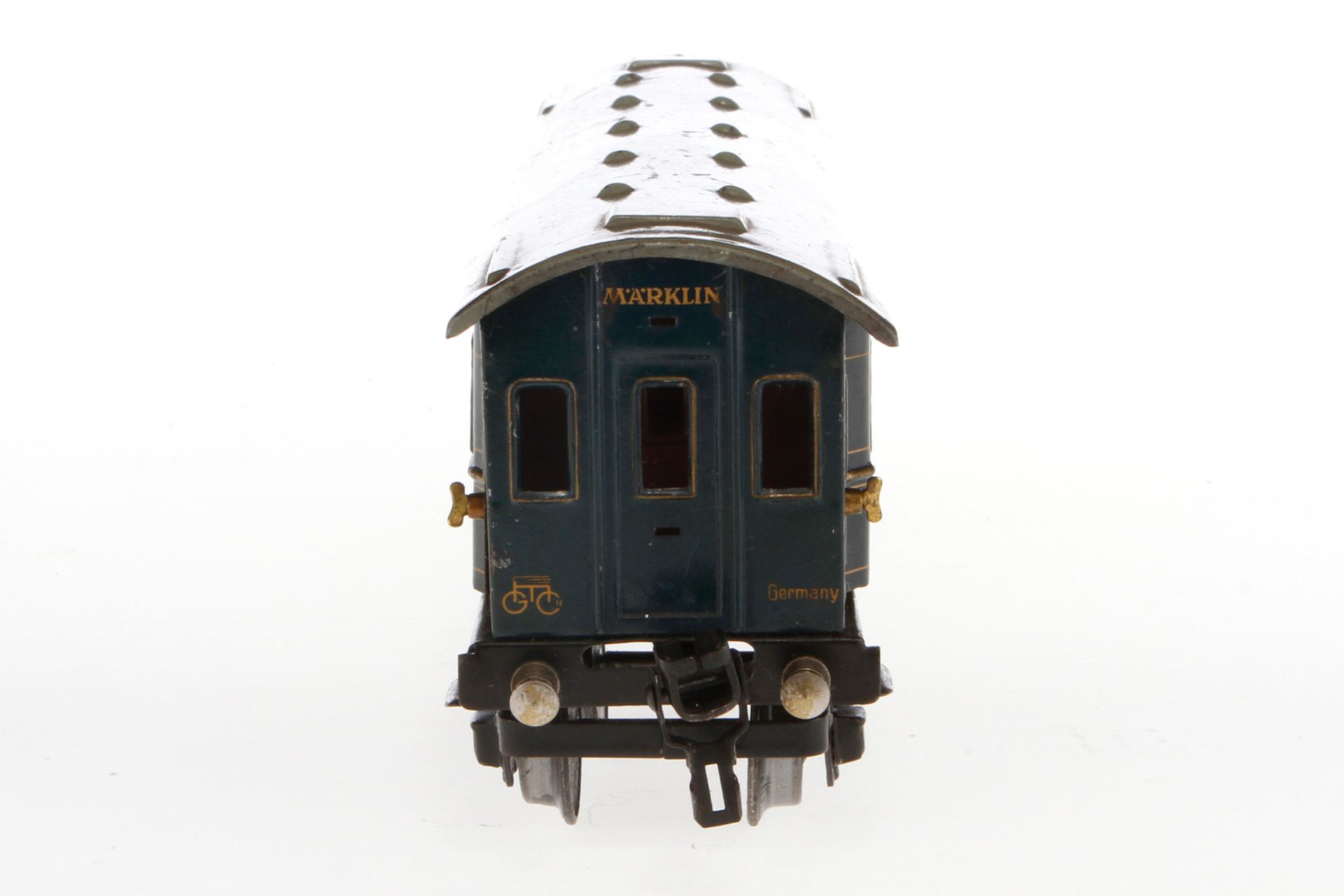 Märklin int. Speisewagen 1756 G, Spur 0, CL, mit Inneneinrichtung und 4 AT, LS und gealterter - Image 3 of 6