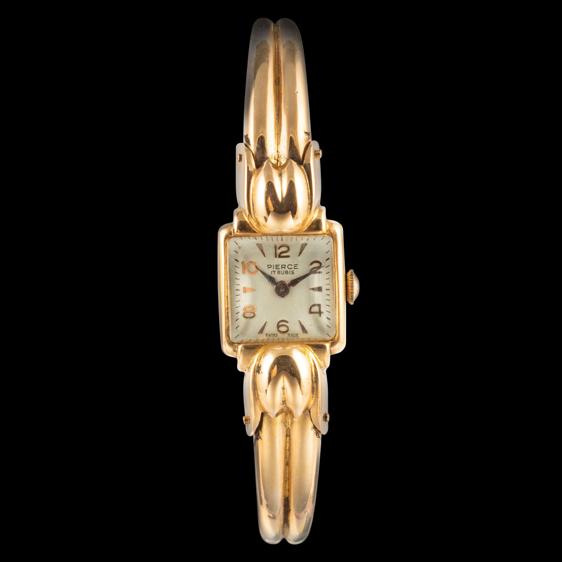 PIERCE, OROLOGIO-BRACCIALE, IN ORO ROSA, CIRCA 1960 - Image 2 of 3