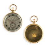 HAINARD A ROUEN, OROLOGIO DATA TASCA A RIPETIZIONE ORE E QUARTI, CIRCA 1850