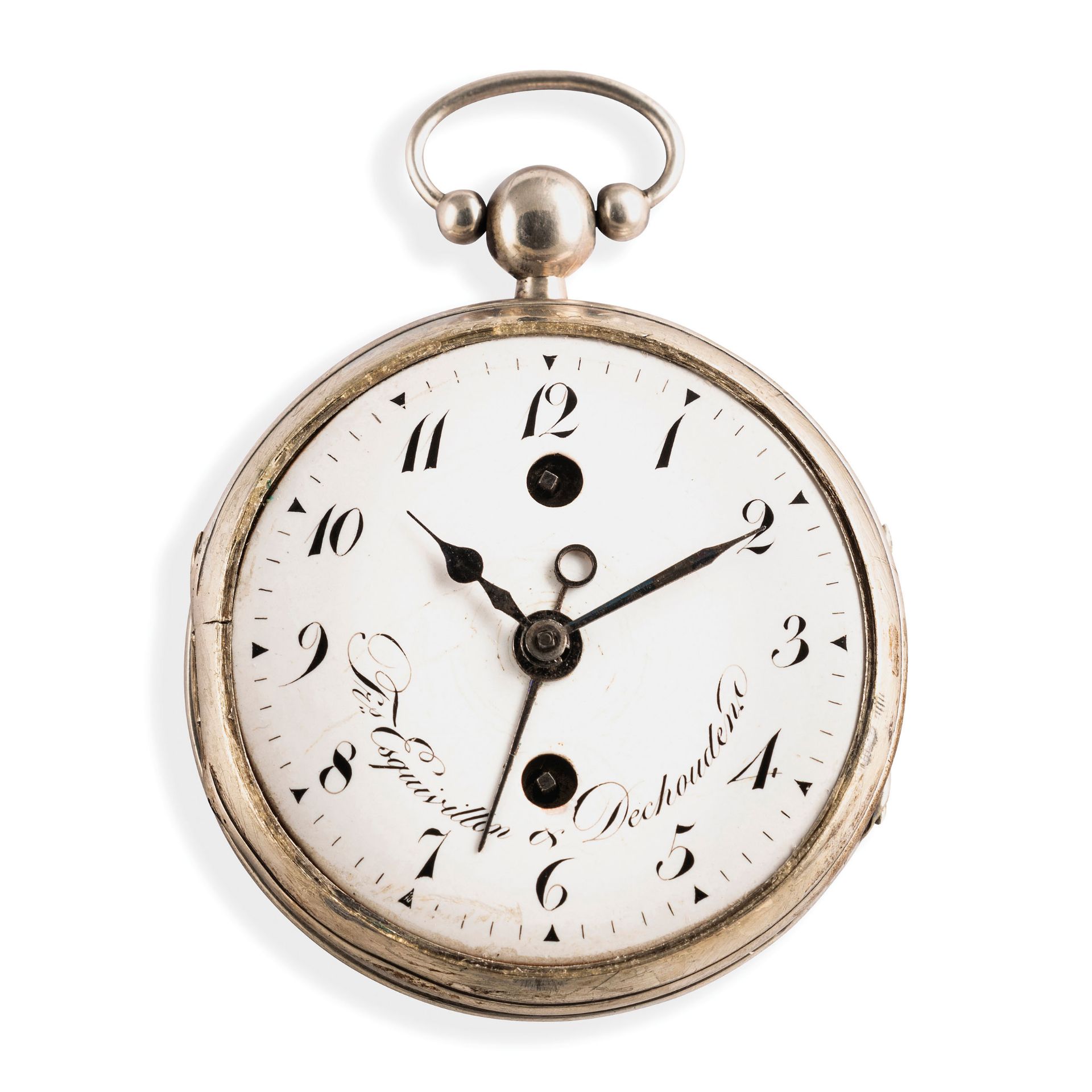 ESQUIVILLON & DECHOUDEN, OROLOGIO CON SVEGLIA SU CAMPANA, SVIZZERA, 1820 CIRCA - Image 2 of 5