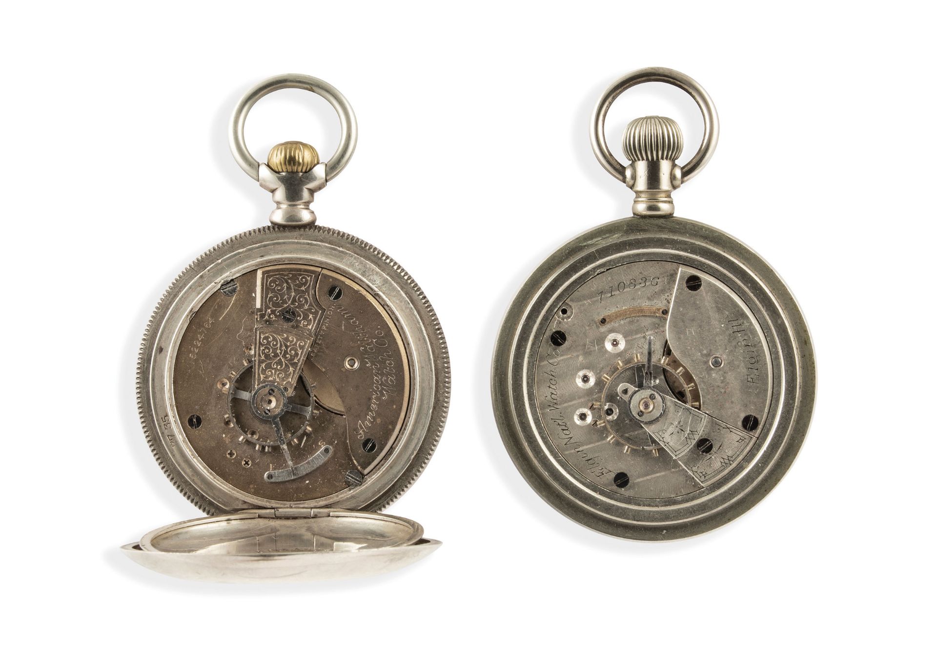 WALTHAM WATCH E ELGIN, LOTTO DI DUE OROLOGI AMERICANI, 1906-1888 - Image 3 of 3