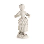 FIGURA IN BISCUIT, MANIFATTURA DI MEISSEN, PRIMO QUARTO DEL XIX SECOLO