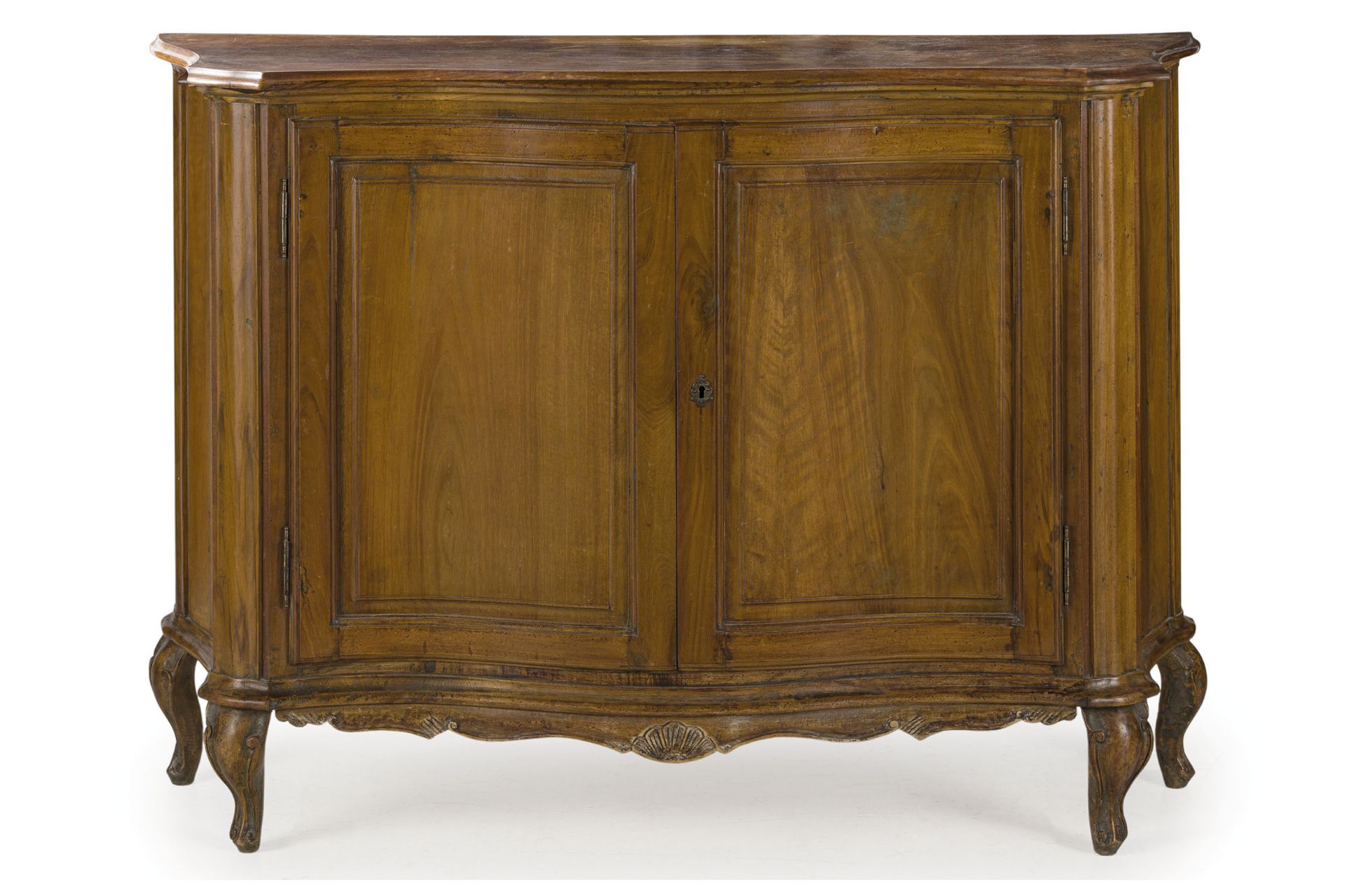 CREDENZA IN LEGNO NOCE, XIX SECOLO