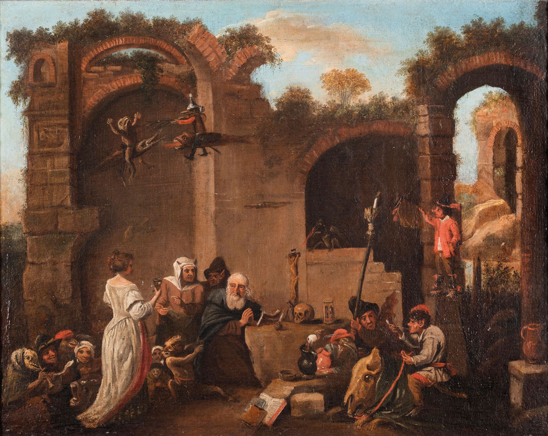 DAVID TENIERS IL GIOVANE (seguace di)