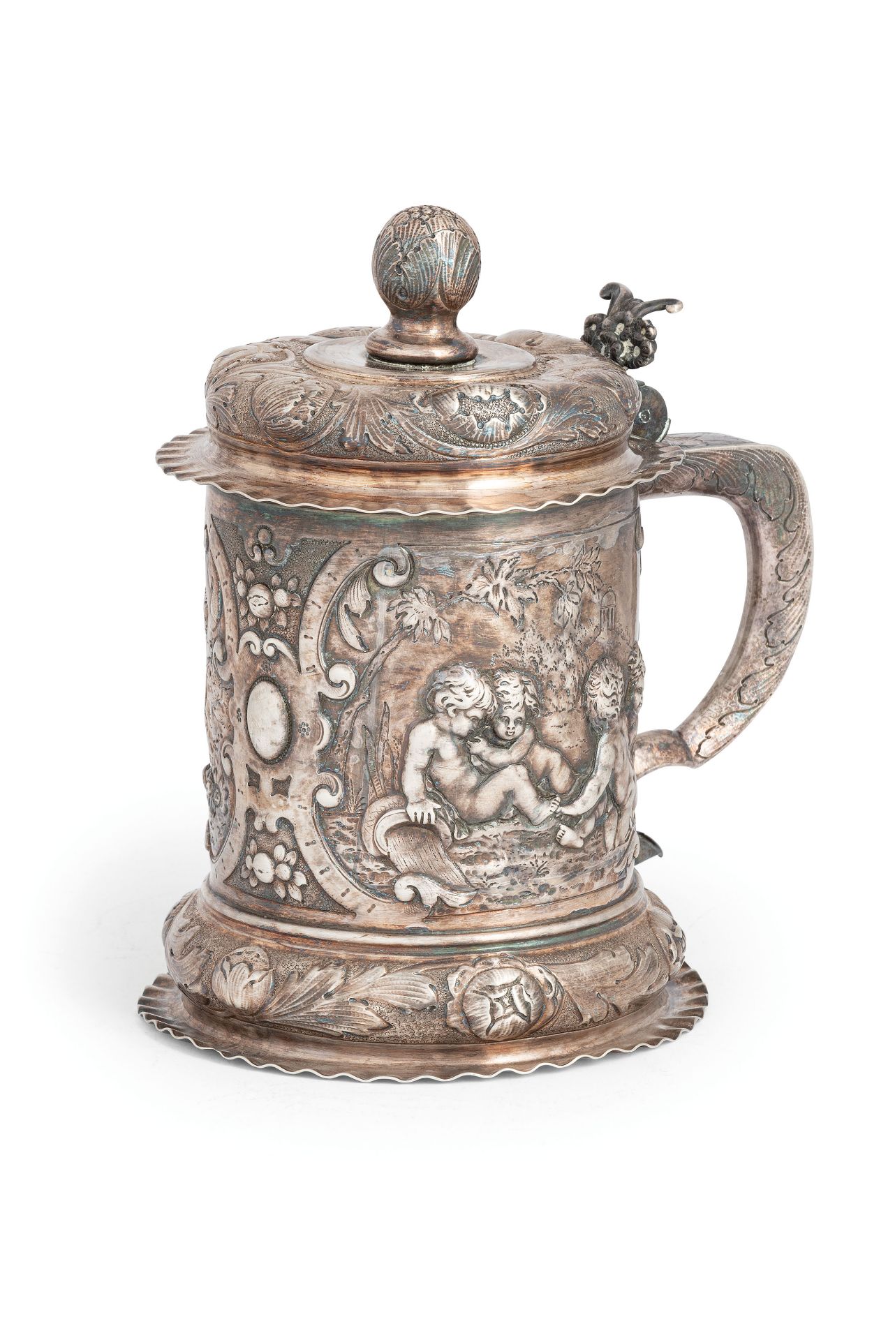 TANKARD IN ARGENTO, HANAU, XIX-XX SECOLO - Bild 2 aus 3