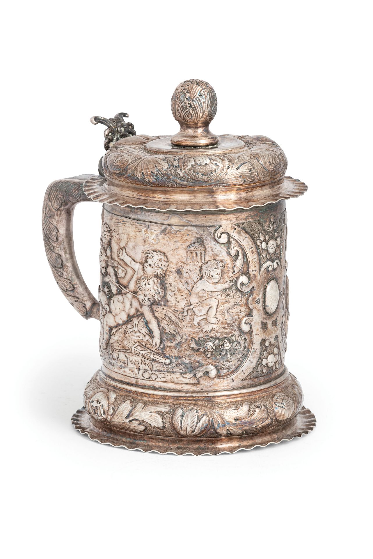 TANKARD IN ARGENTO, HANAU, XIX-XX SECOLO