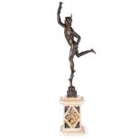 FIGURA IN BRONZO PATINATO, XIX SECOLO